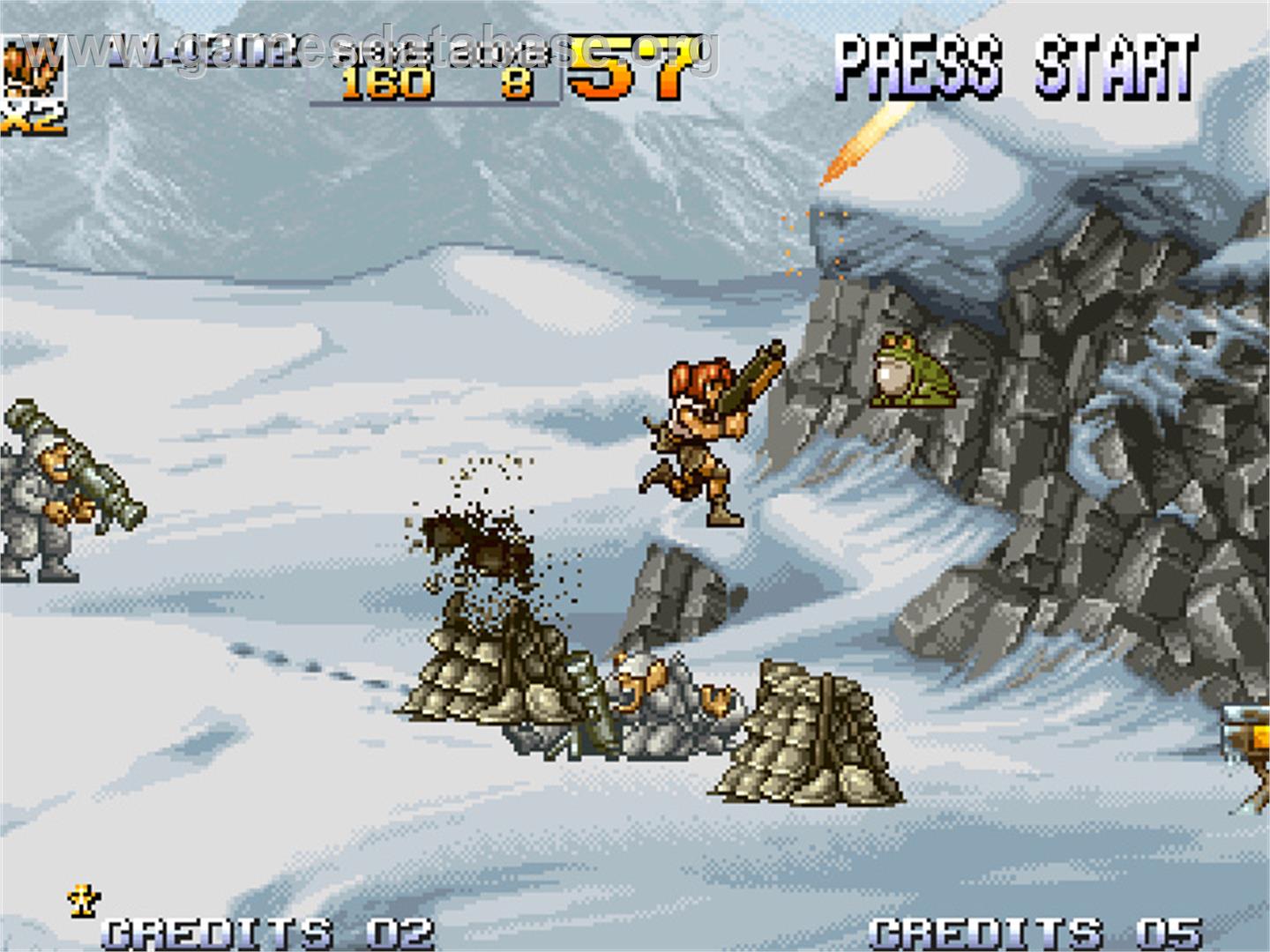Metal Slug 4 (NG) - Nintendo Wii - Artwork - In Game