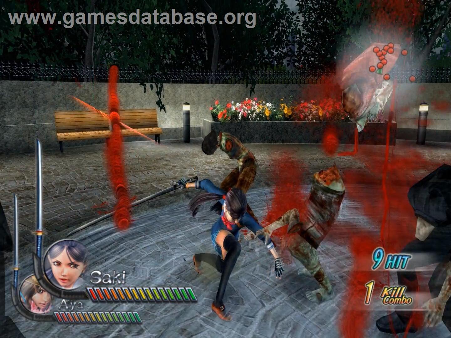 Onechanbara - Bikini Zombie Slayers - Nintendo Wii - Artwork - In Game