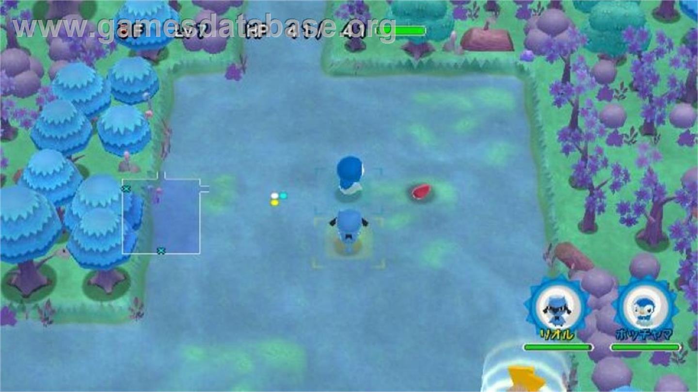 Pokemon Fushigi no Dungeon : Ikuzo! Arashi no Boukendan - Nintendo Wii - Artwork - In Game