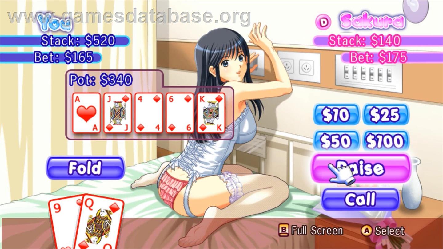 Sexy Poker - Nintendo Wii - Artwork - In Game