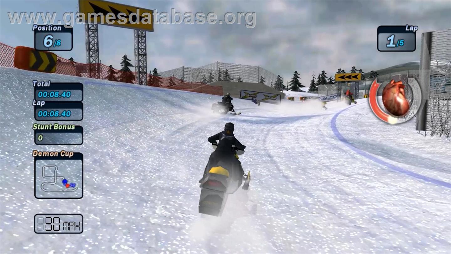 Ski-doo Snowmobile Challenge - Nintendo Wii - Artwork - In Game
