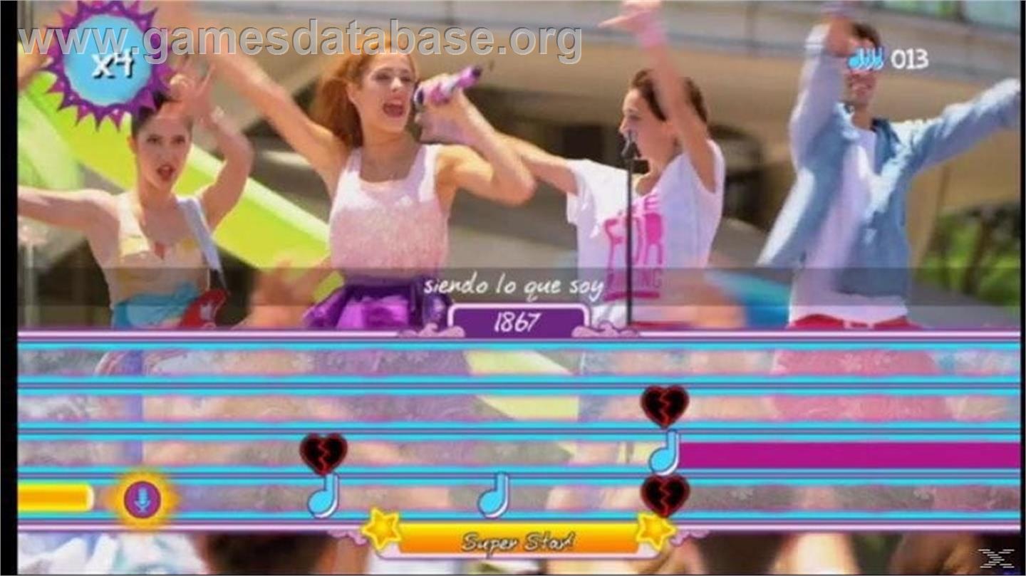 Violetta - Rythme Et Musique - Nintendo Wii - Artwork - In Game