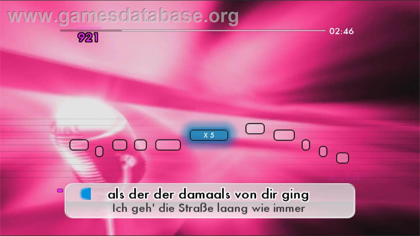 We Sing Deutsche Hits - Nintendo Wii - Artwork - In Game