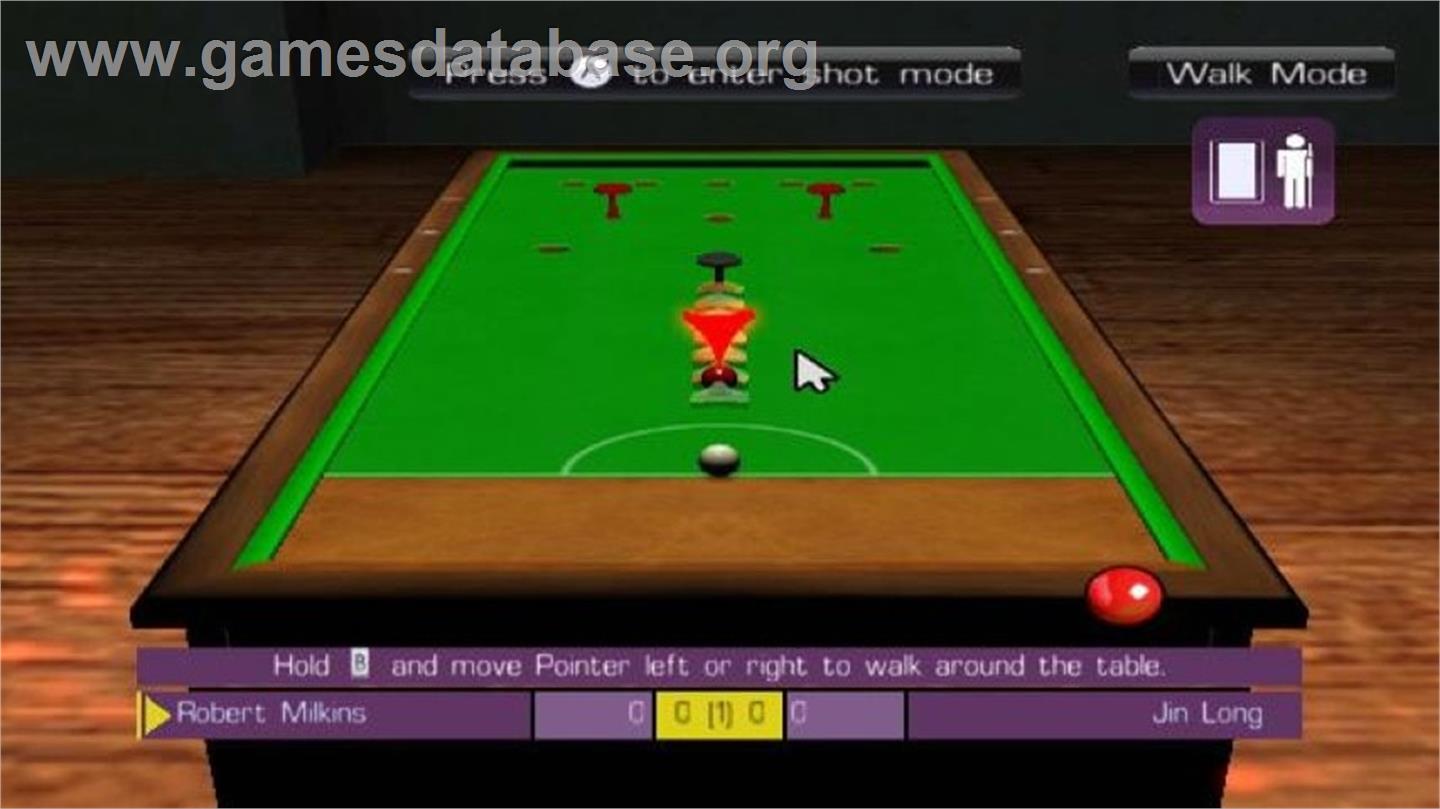 Wsc Real 09 - World Snooker Championship - Nintendo Wii - Artwork - In Game