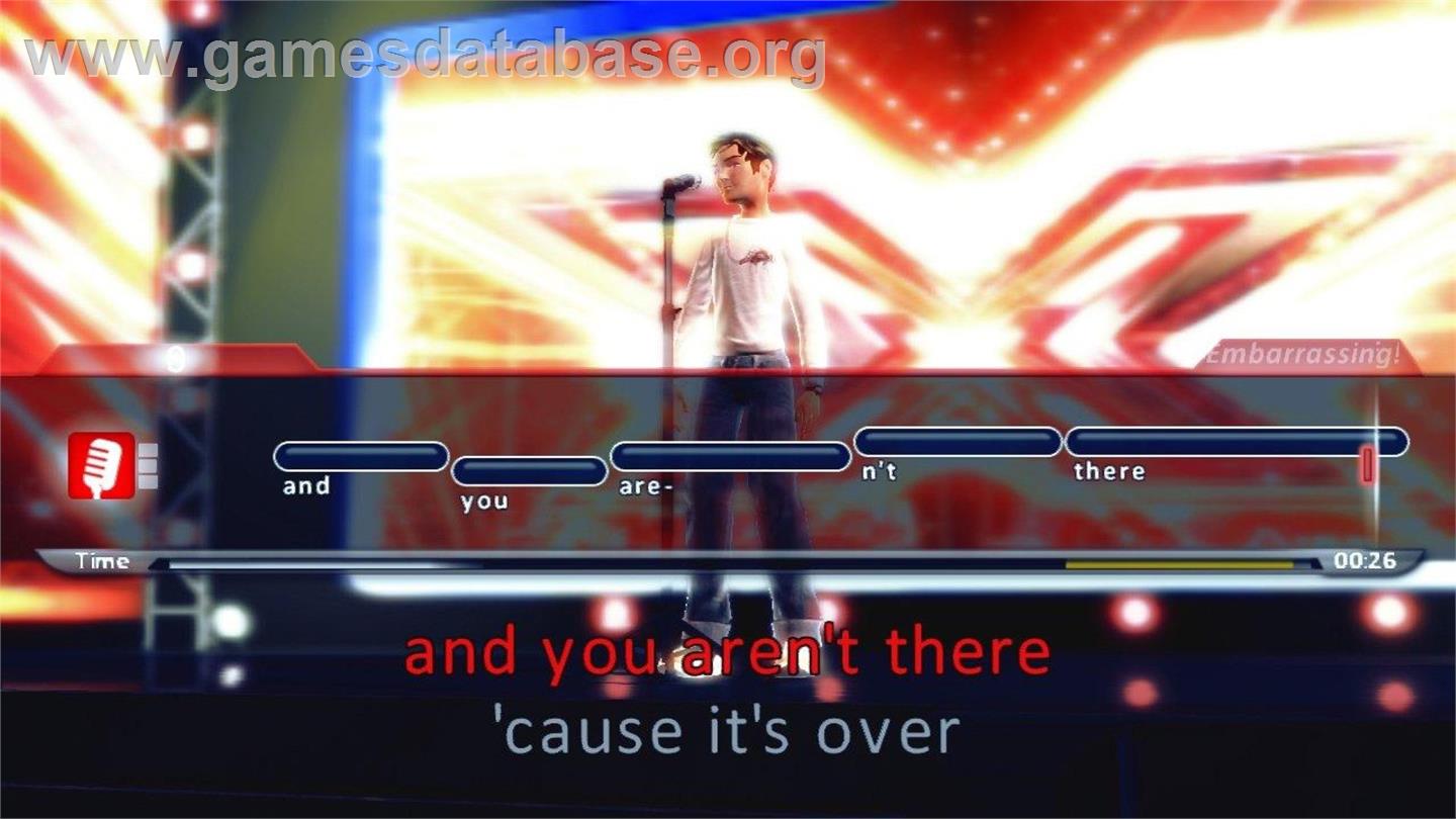 X Factor - Nintendo Wii - Artwork - In Game