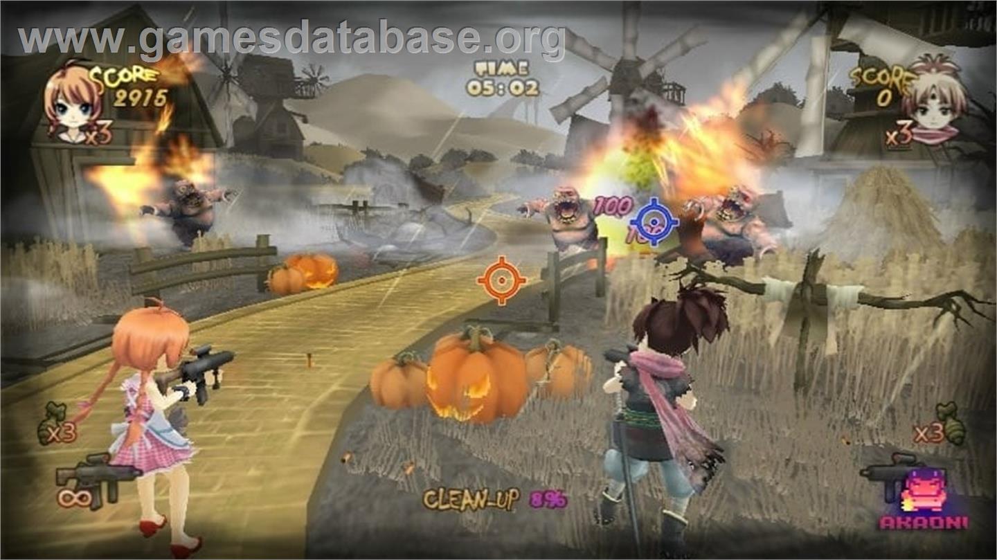 Zombie Panic In Wonderland - Nintendo Wii - Artwork - In Game