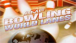 Title screen of Amf Bowling World Lanes on the Nintendo Wii.