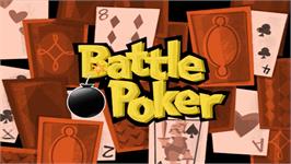 Title screen of Battle Poker on the Nintendo Wii.
