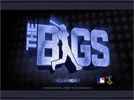 Title screen of Bigs, The on the Nintendo Wii.