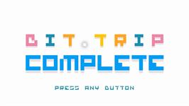 Title screen of Bit.trip Complete on the Nintendo Wii.