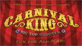 Title screen of Carnival King on the Nintendo Wii.