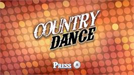Title screen of Country Dance on the Nintendo Wii.