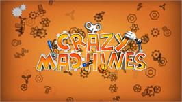 Title screen of Crazy Machines on the Nintendo Wii.