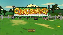 Title screen of Critter Round-up on the Nintendo Wii.