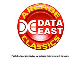 Title screen of Data East Arcade Classics on the Nintendo Wii.