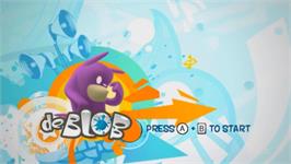 Title screen of De Blob on the Nintendo Wii.