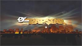 Title screen of Def Jam Rapstar on the Nintendo Wii.