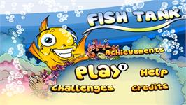 Title screen of Fish Tank on the Nintendo Wii.