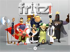 Title screen of Fritz By Chessbase on the Nintendo Wii.