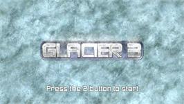 Title screen of Glacier 3 on the Nintendo Wii.