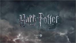 Title screen of Harry Potter Et Les Reliques De La Mort - Deuxième Partie on the Nintendo Wii.