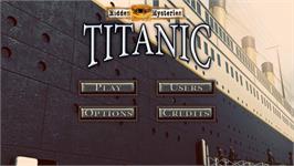 Title screen of Hidden Mysteries - Titanic on the Nintendo Wii.