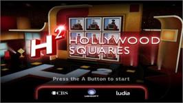 Title screen of Hollywood Squares on the Nintendo Wii.