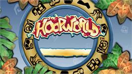Title screen of Hoopworld on the Nintendo Wii.