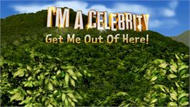Title screen of I'm A Celebrity... Get Me Out of Here! on the Nintendo Wii.