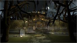 Title screen of I Spy - Spooky Mansion on the Nintendo Wii.