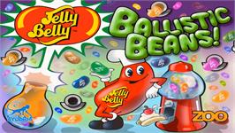 Title screen of Jelly Belly - Ballistic Beans on the Nintendo Wii.