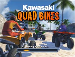 Title screen of Kawasaki Quad Bikes on the Nintendo Wii.