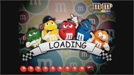 Title screen of M And M's - Kart Racing on the Nintendo Wii.