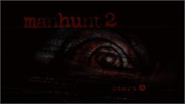 Title screen of Manhunt 2 on the Nintendo Wii.