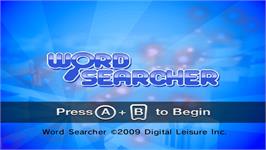 Title screen of Mot Caché on the Nintendo Wii.