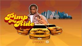 Title screen of Pimp My Ride on the Nintendo Wii.