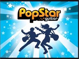 Title screen of Popstar Guitar on the Nintendo Wii.