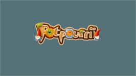 Title screen of Potpourrii on the Nintendo Wii.