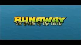 Title screen of Runaway - The Dream Of The Turtle on the Nintendo Wii.