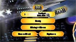 Title screen of Schlag den Raab : Das 3. Spiel on the Nintendo Wii.