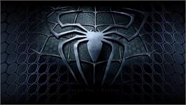 Title screen of Spider-man 3 on the Nintendo Wii.