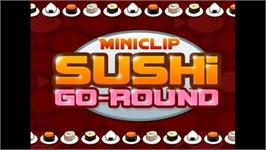 Title screen of Sushi Go Round on the Nintendo Wii.