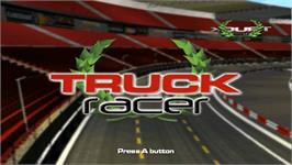 Title screen of Truck Racer on the Nintendo Wii.