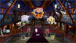 Title screen of Vegas Party on the Nintendo Wii.