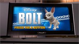 Title screen of Volt - Star Malgré Lui on the Nintendo Wii.