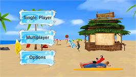 Title screen of Water Sports on the Nintendo Wii.