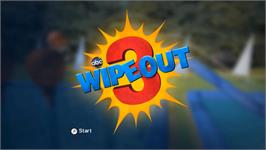 Title screen of Wipeout 3 on the Nintendo Wii.