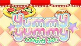 Title screen of Yummy Yummy Cooking Jam on the Nintendo Wii.