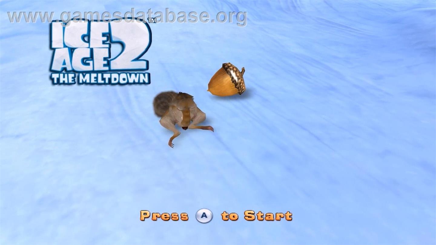 Age De Glace 2, L' - Nintendo Wii - Artwork - Title Screen