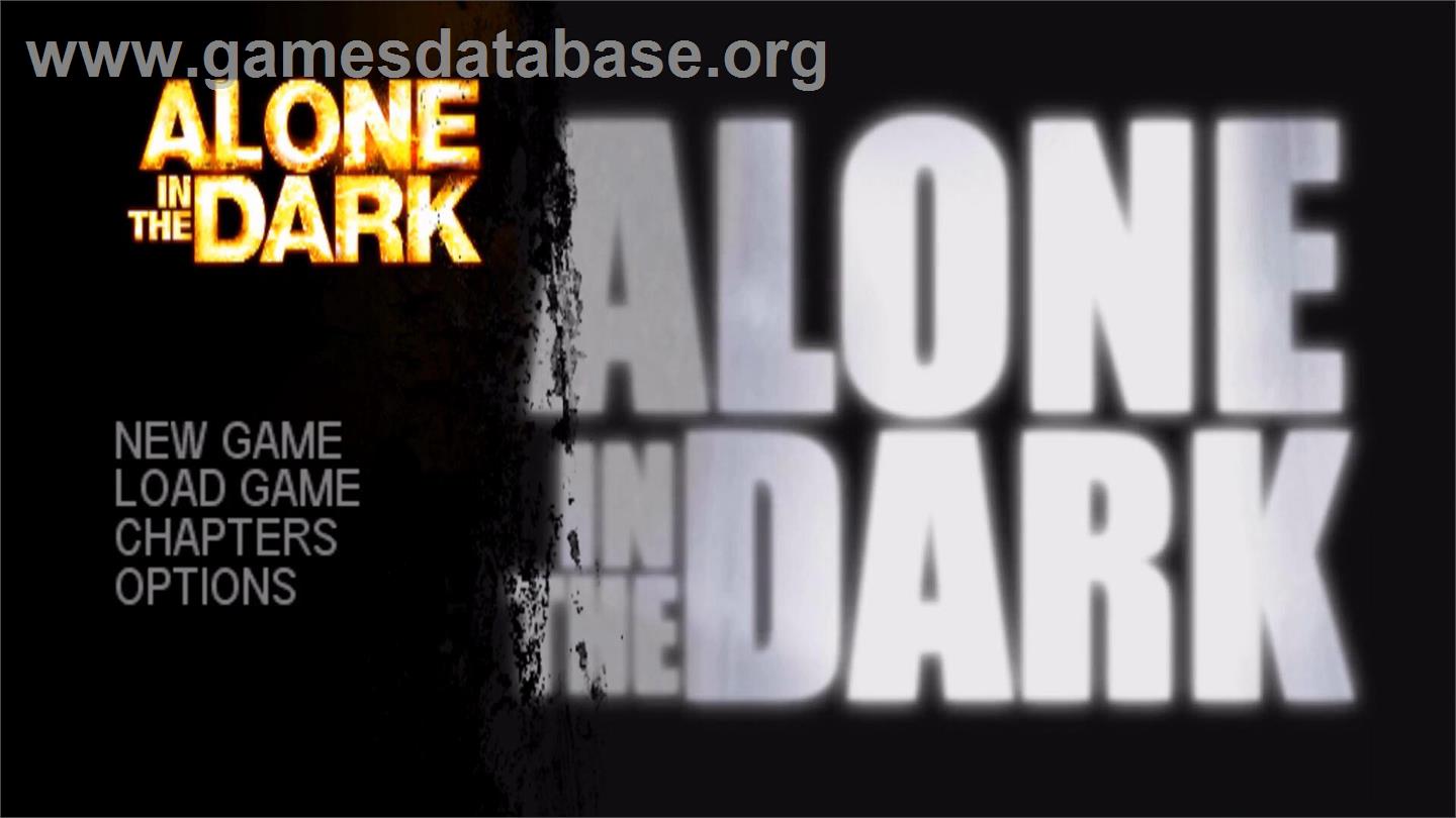 Alone In The Dark - Nintendo Wii - Artwork - Title Screen